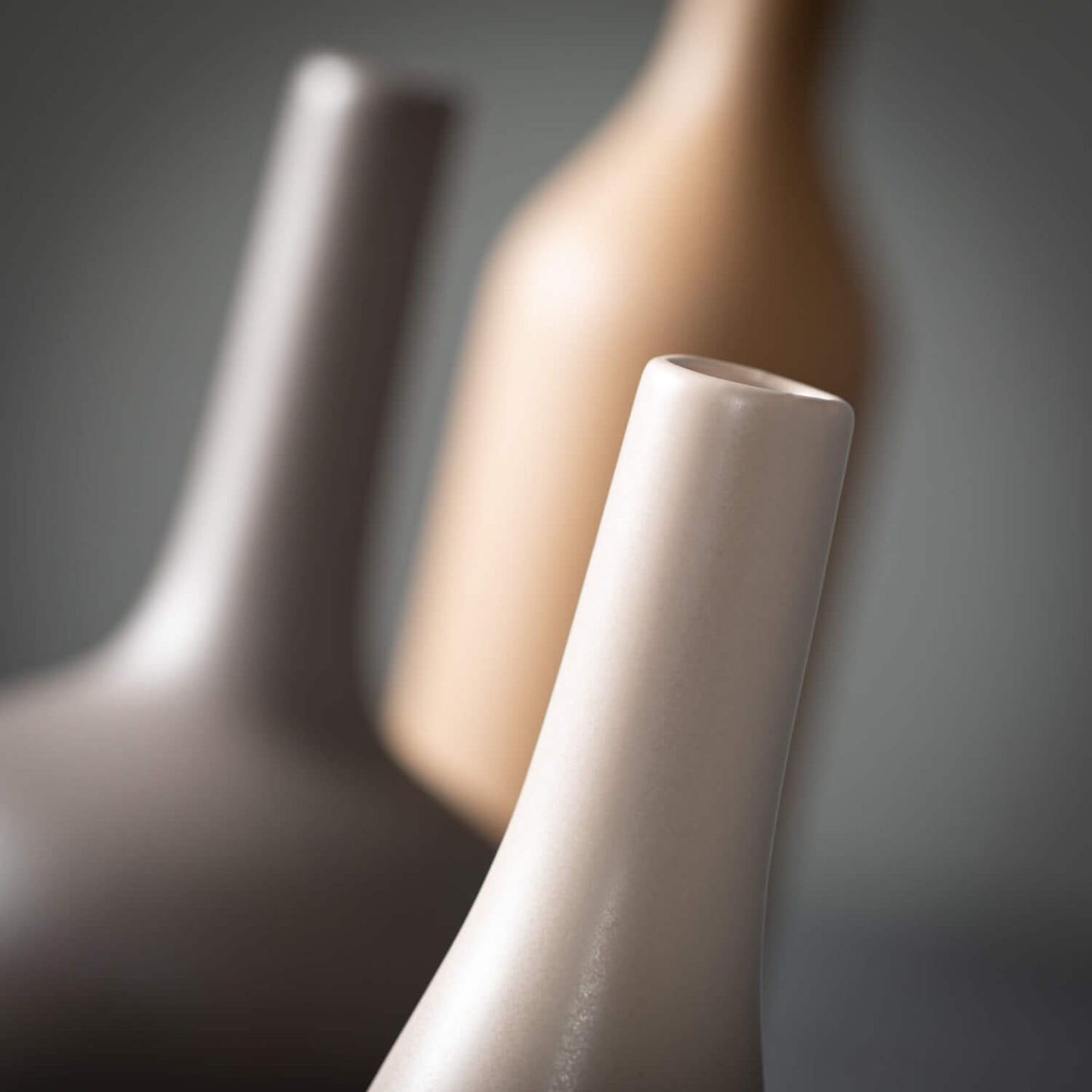 Bud Vases | Set of 3 | Warm Matte