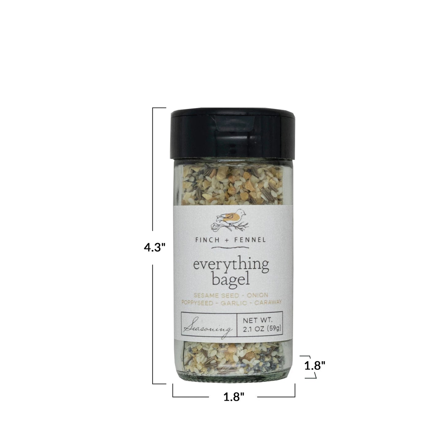 Finch + Fennel Everything Bagel Seasoning Blend – Geneva's